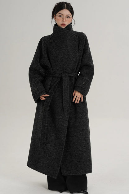 High-End Stand-Up Collar Coat