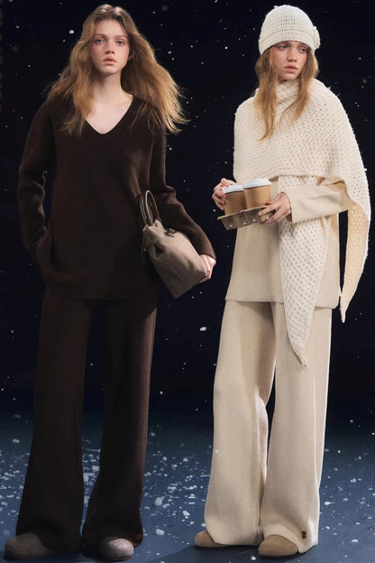 Waffle Up Knit Suit Set