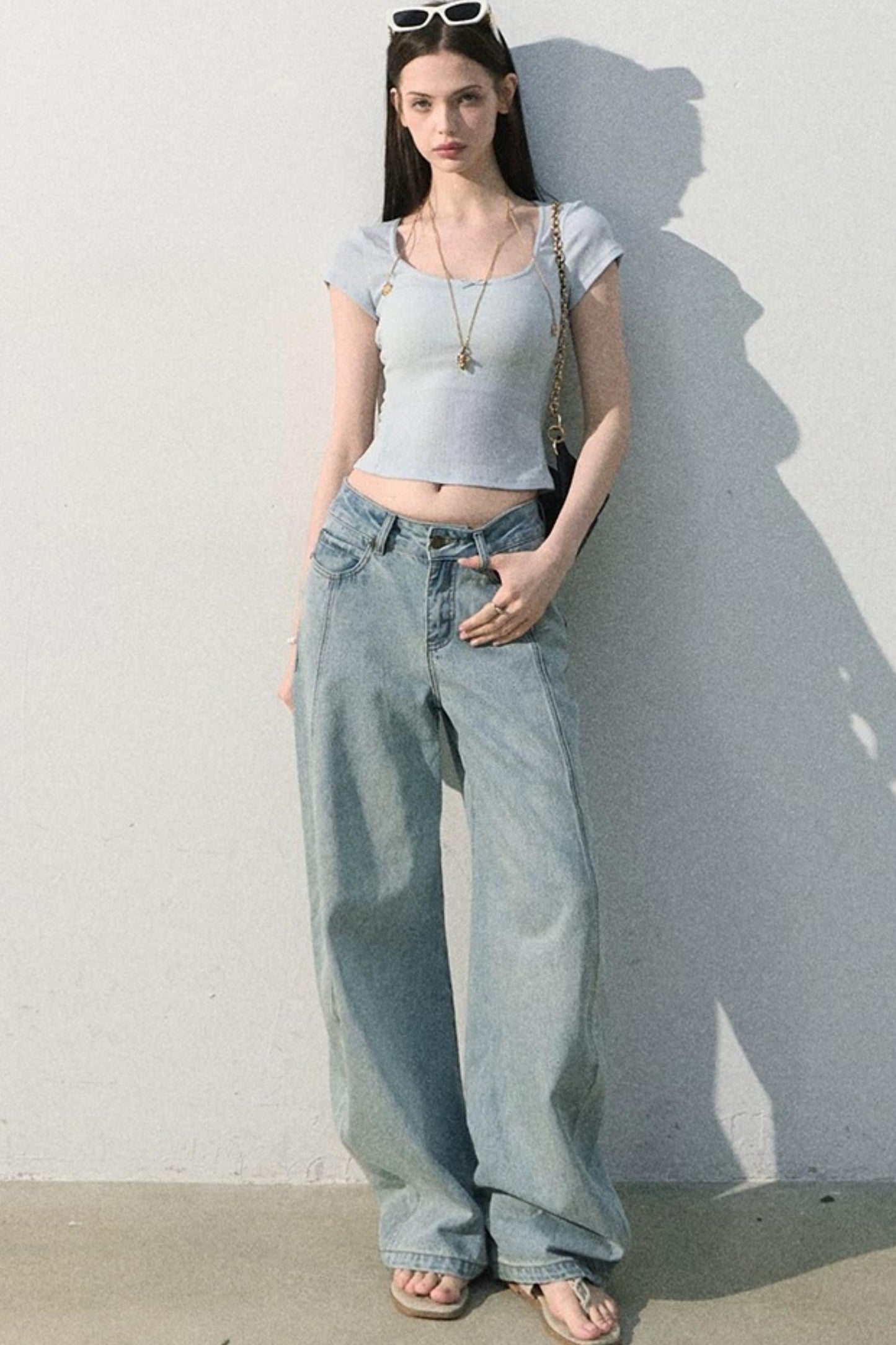 Ice Mint Jacquard Lace Top