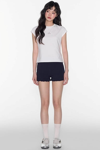 Slim Fit Stretch Sports Leggings Shorts