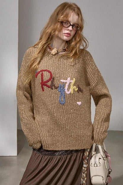 Cloud-Like Knit Pullover Sweater