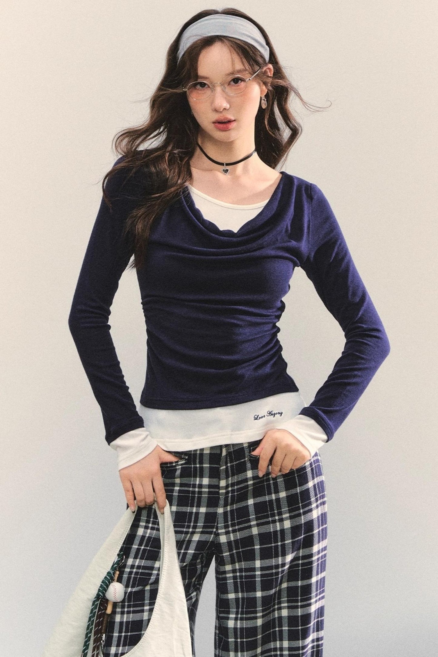 Swing Slim Fit Patchwork T-Shirt