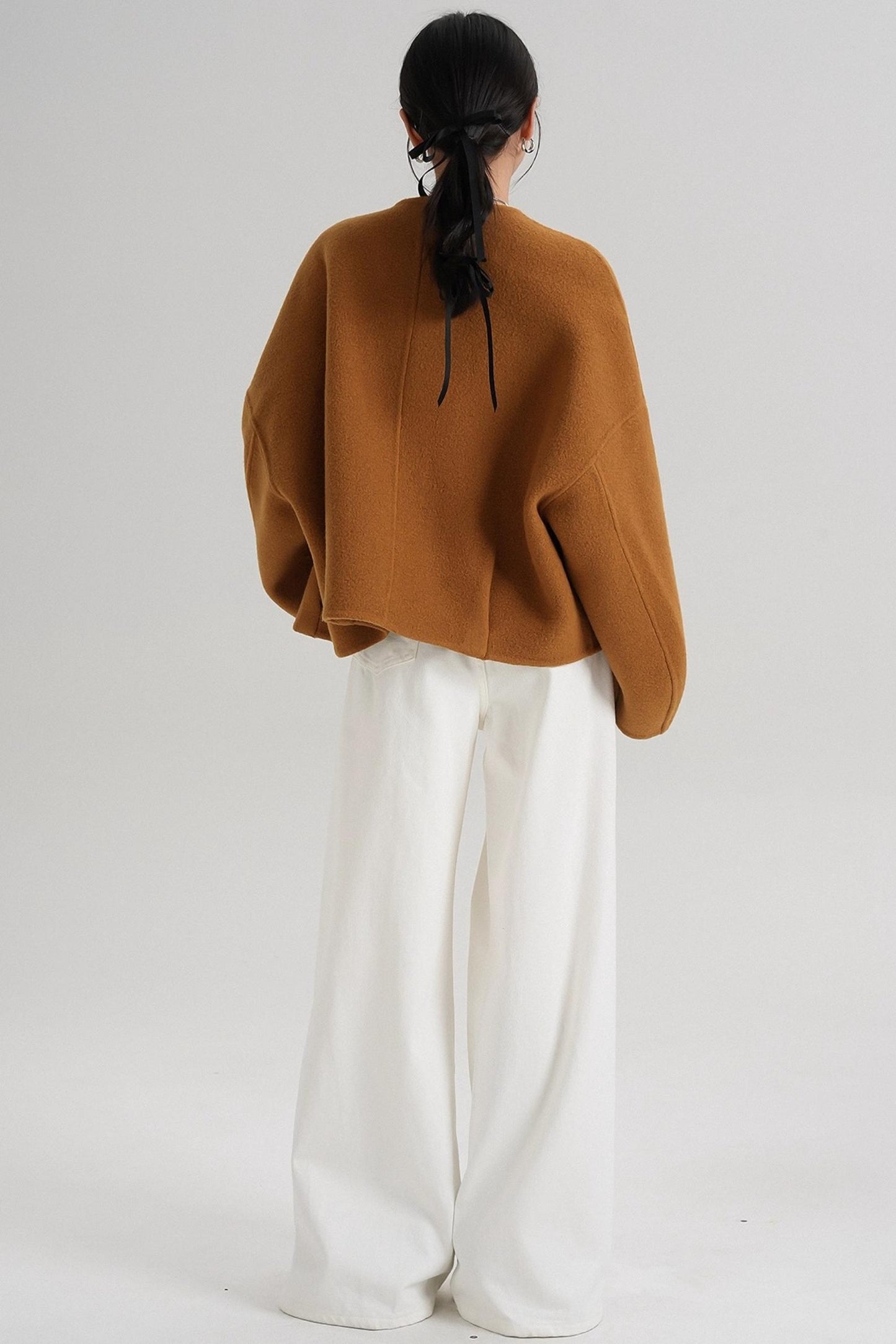 High Waist Wool Jacket