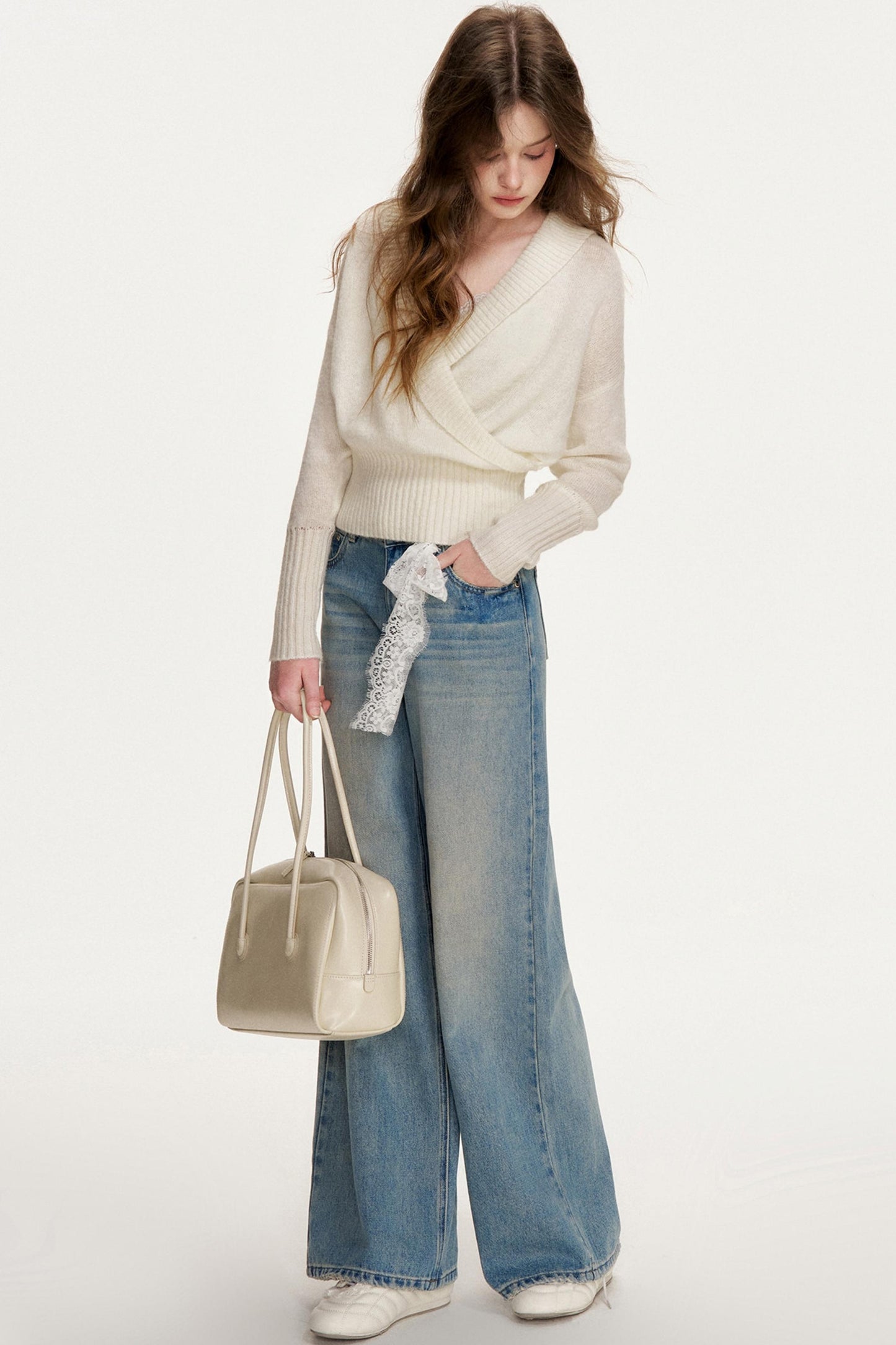 Romantic Encounter Wool Knit Sweater