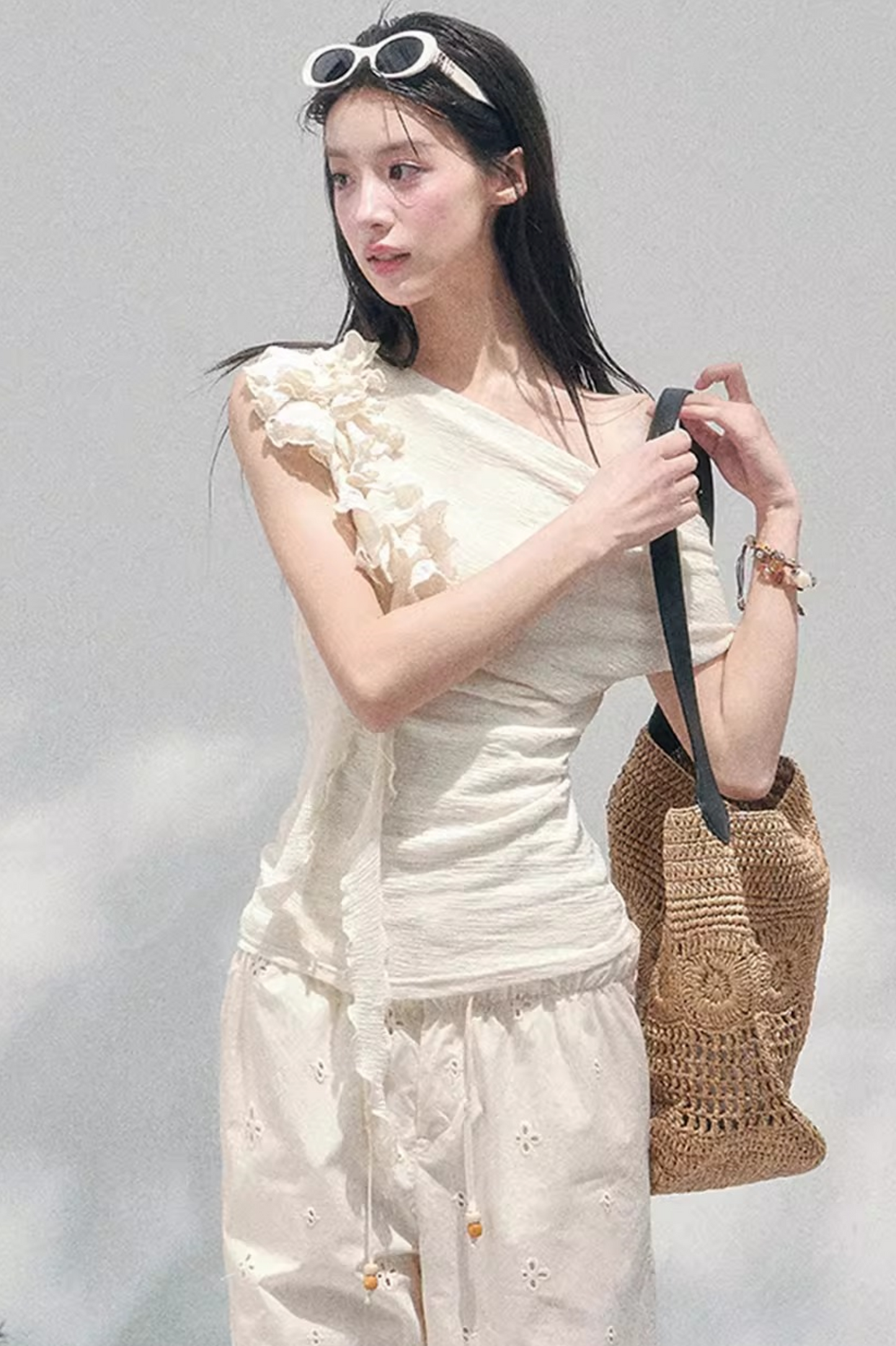 Light Whisper Ruffled Blouse