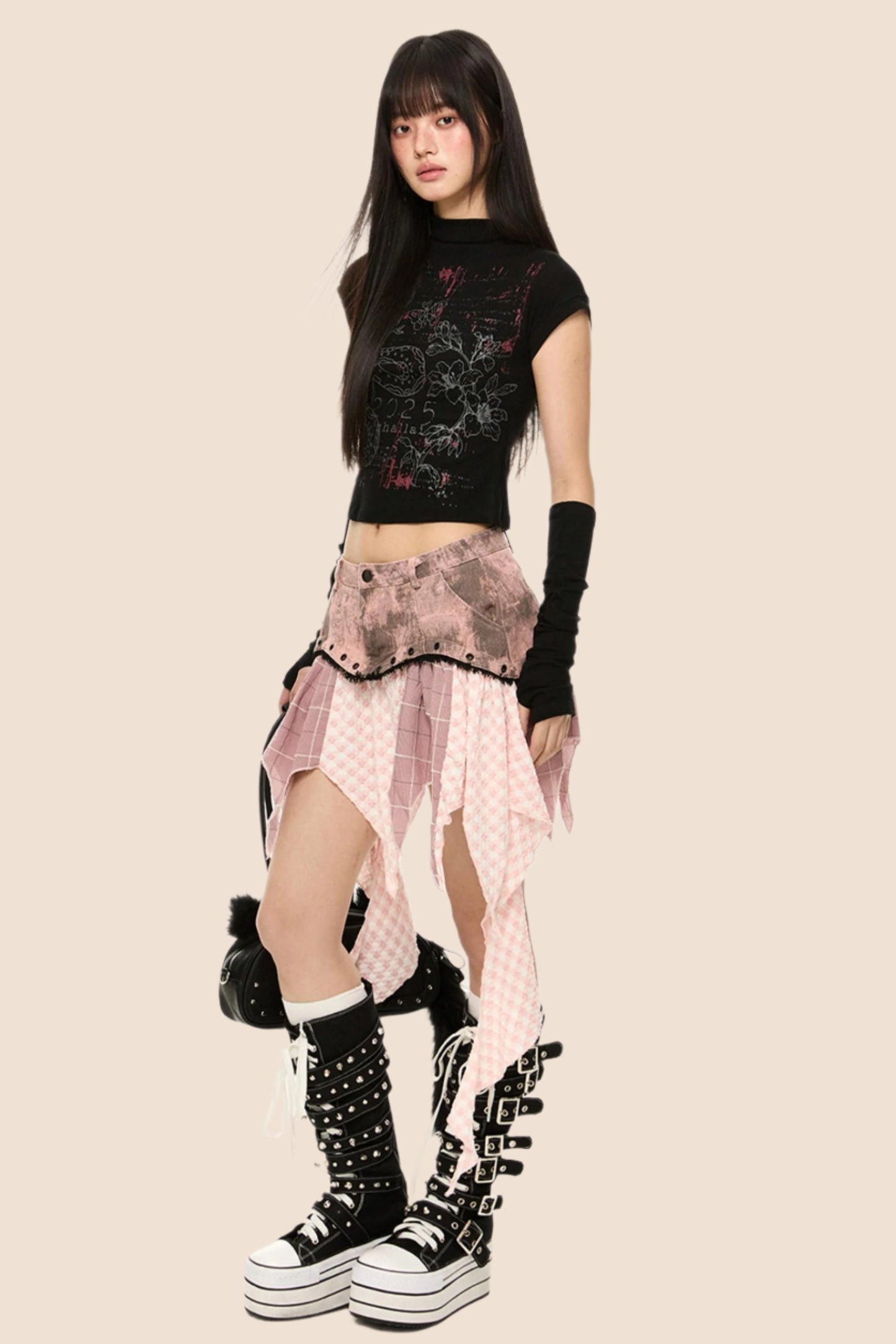 Slim Fit Short Sleeve Crop Tee