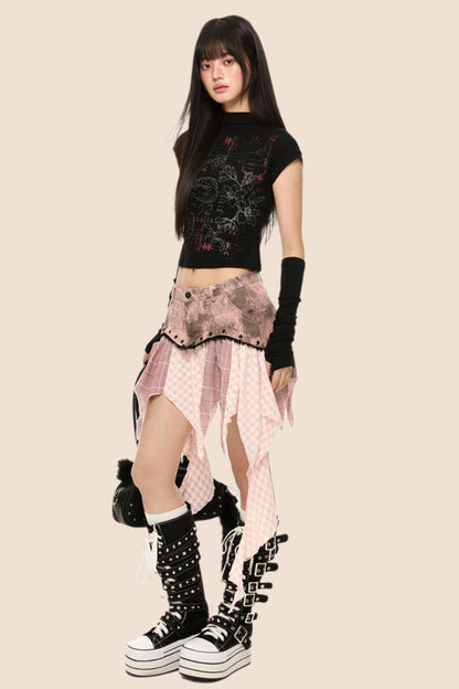 Slim Fit Short Sleeve Crop Tee