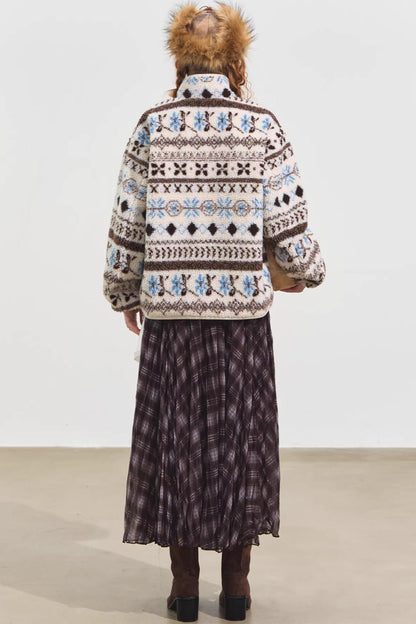 Polar Fleece Jacquard Jacket Set-Up