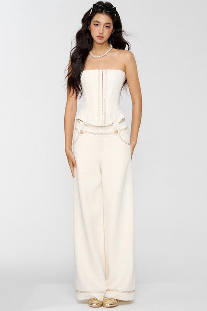 Milk Goose Three-Piece Jacket Set-Up