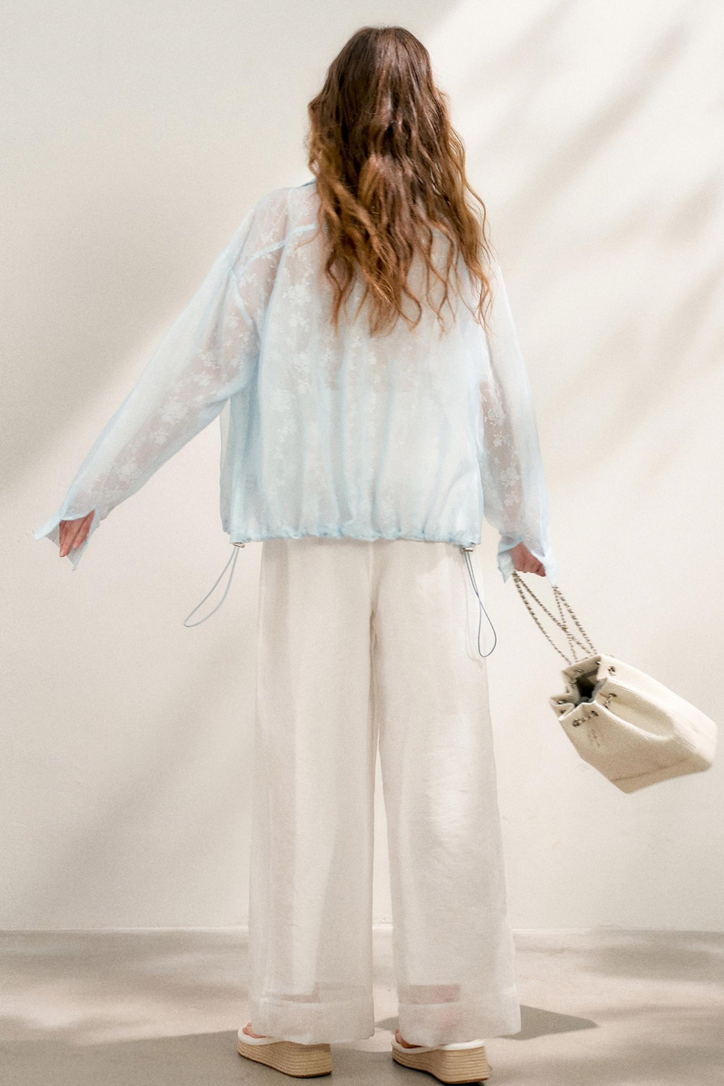 Lace Color-Block Jacket