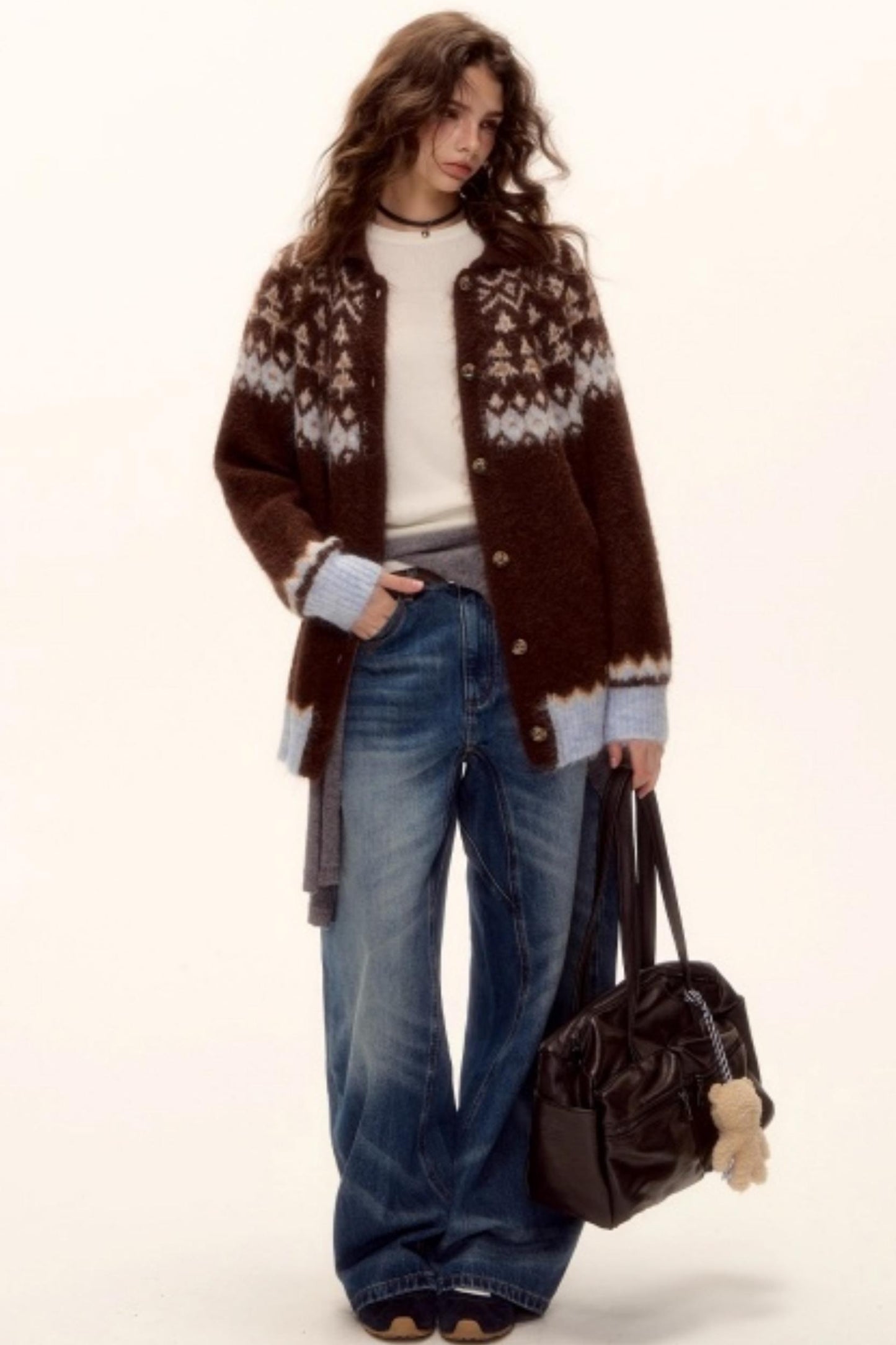 Retro Washed Denim Pants