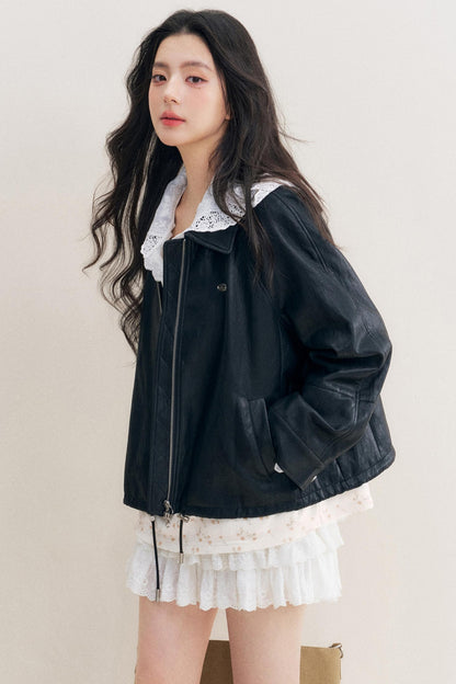 Soft Black Leather Jacket