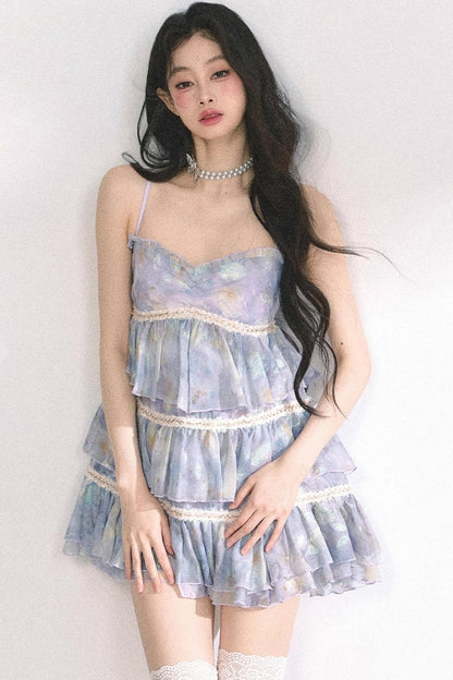 Halter Floral Elegance Dress