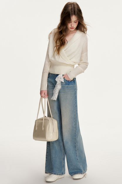 Romantic Lace Patchwork Jeans