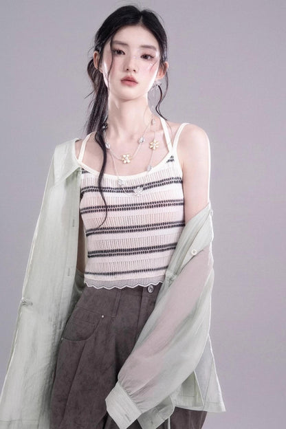 Breezy Glossy Tunic Shirt