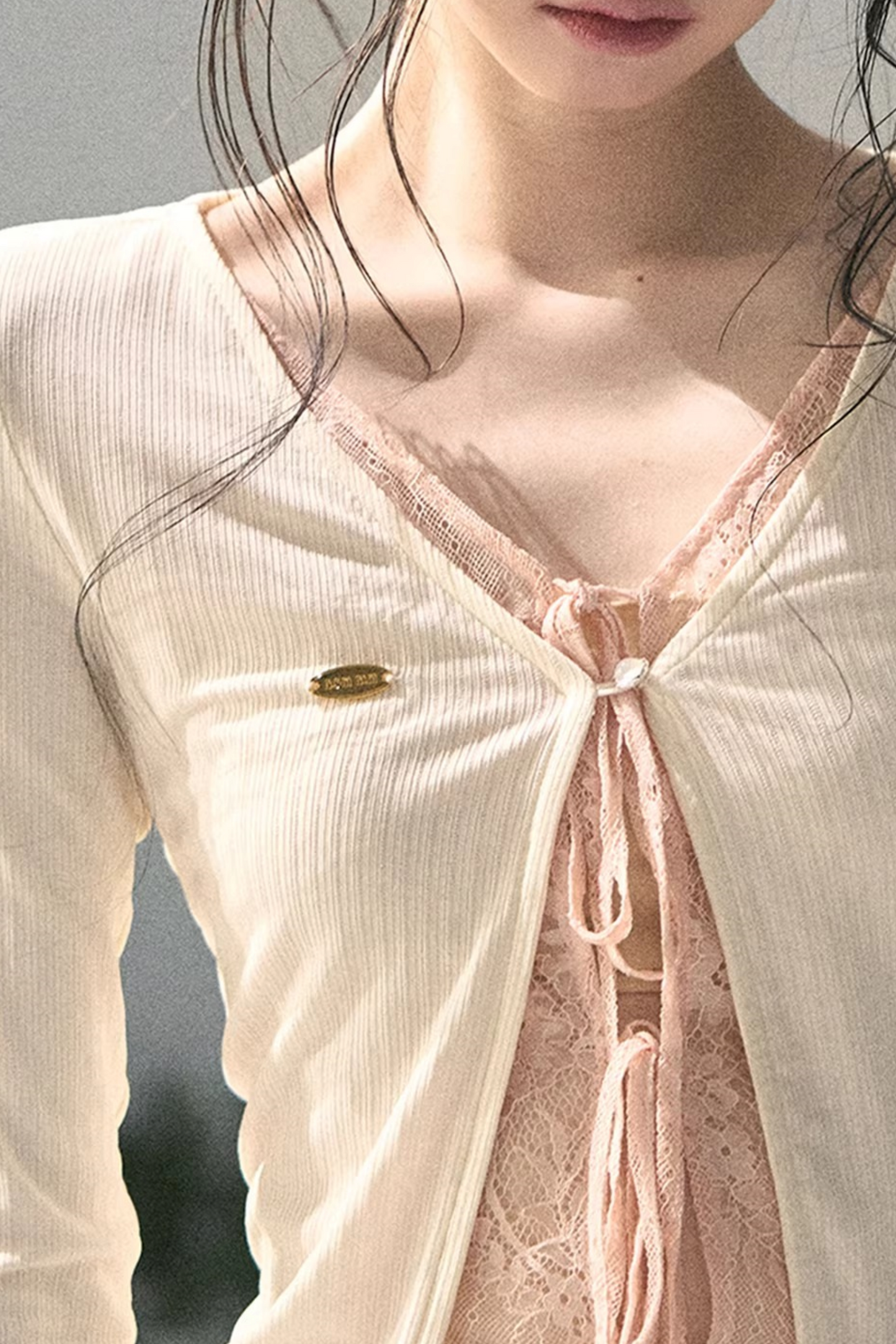 Lace Hollow-Out Top