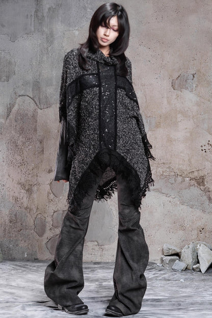 Retro Punk Cross Cloak