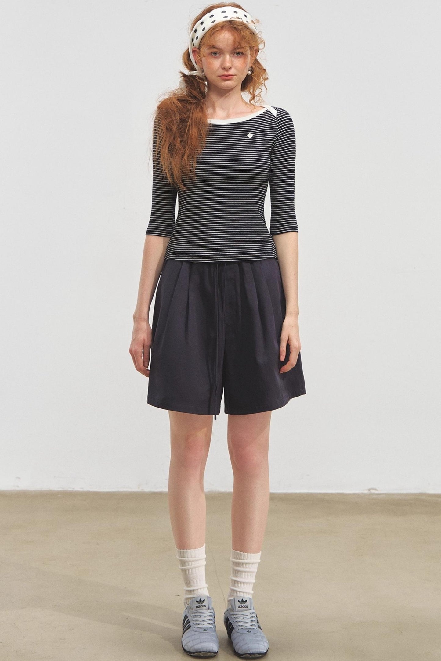 Envelope Striped Slim Top