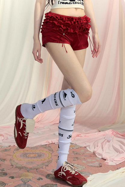 Pink High-Waist Shorts