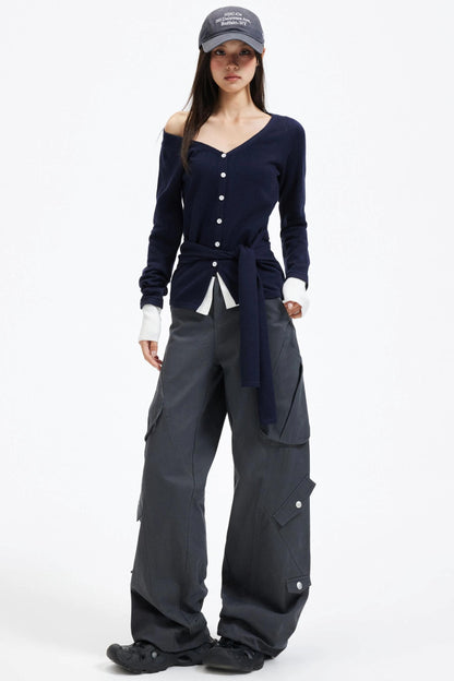 Versatile Casual Wide-Leg Pants