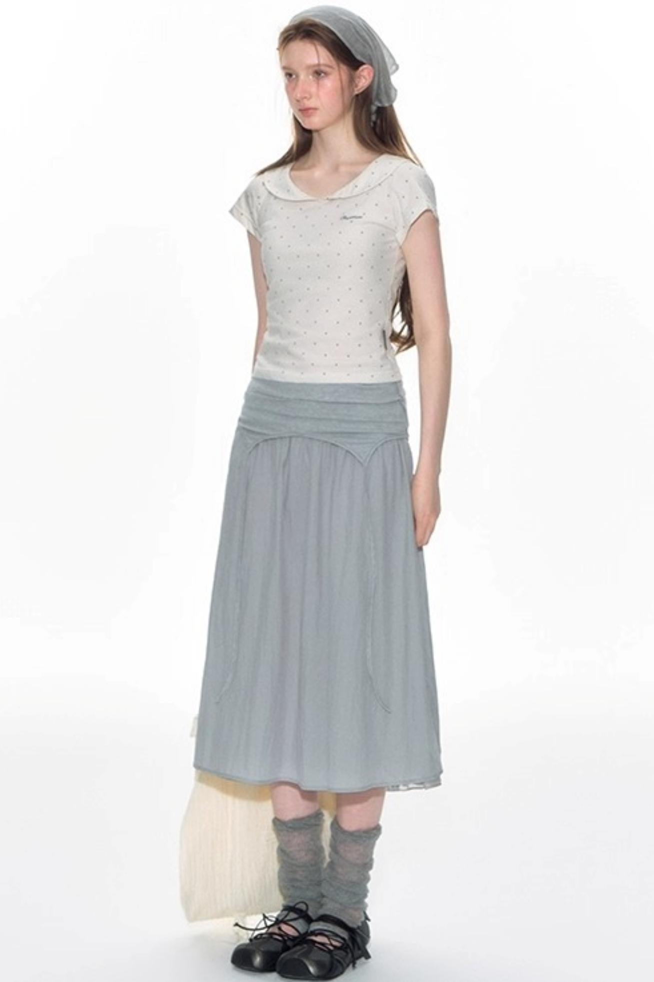 Nap Lace Panel Slip Dress