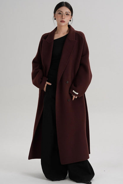 Minimalist Wool Long Jacket
