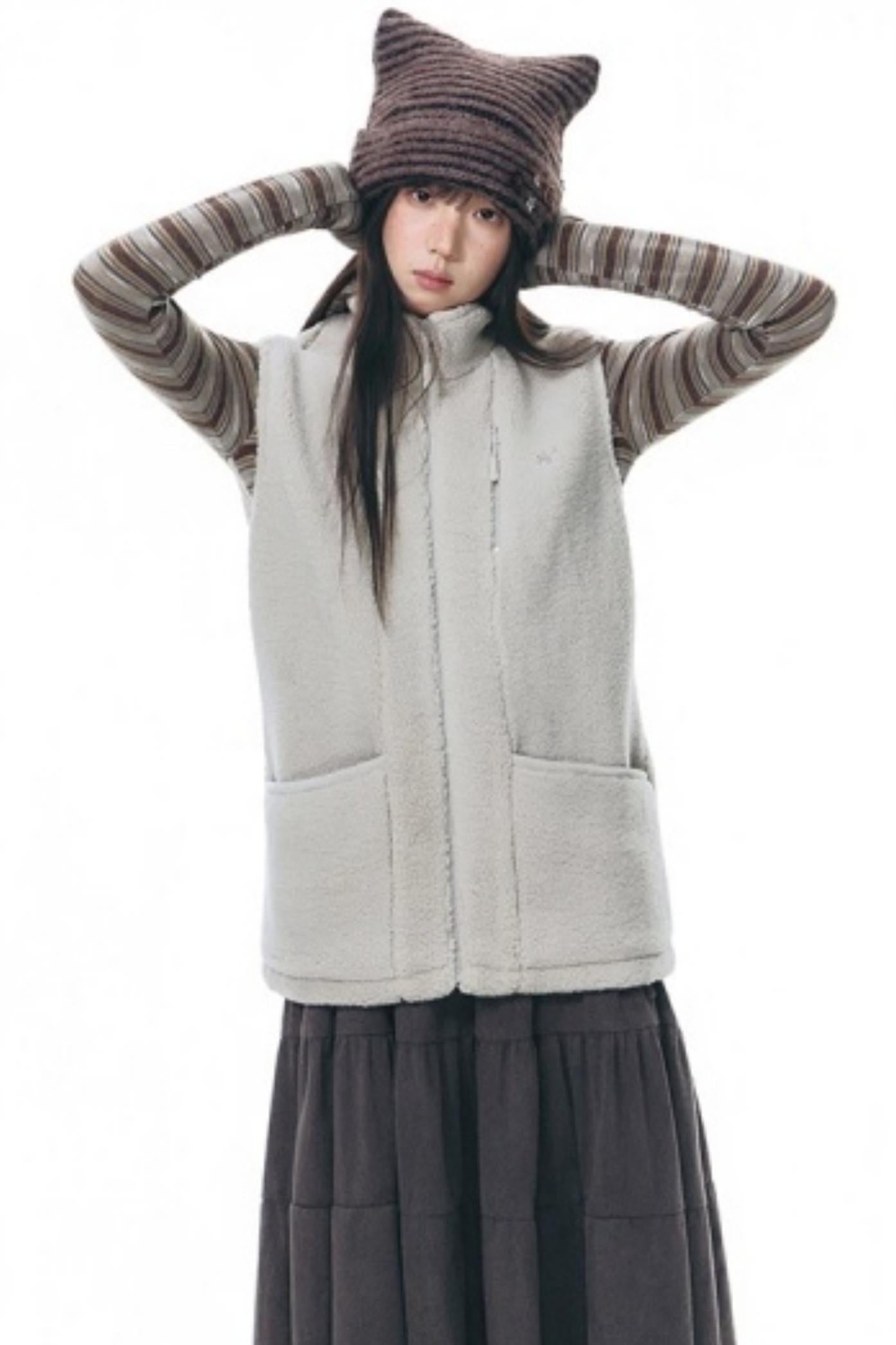 Striped Slimming Stretch Hoodie