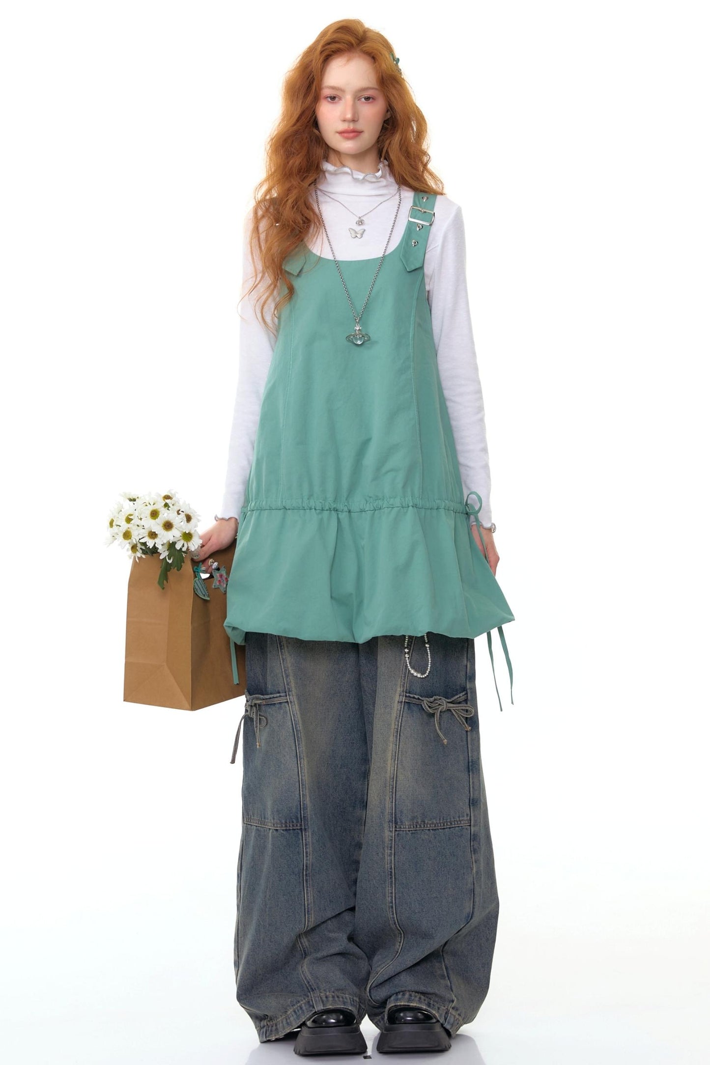 Denim Asymmetry Fit Pants