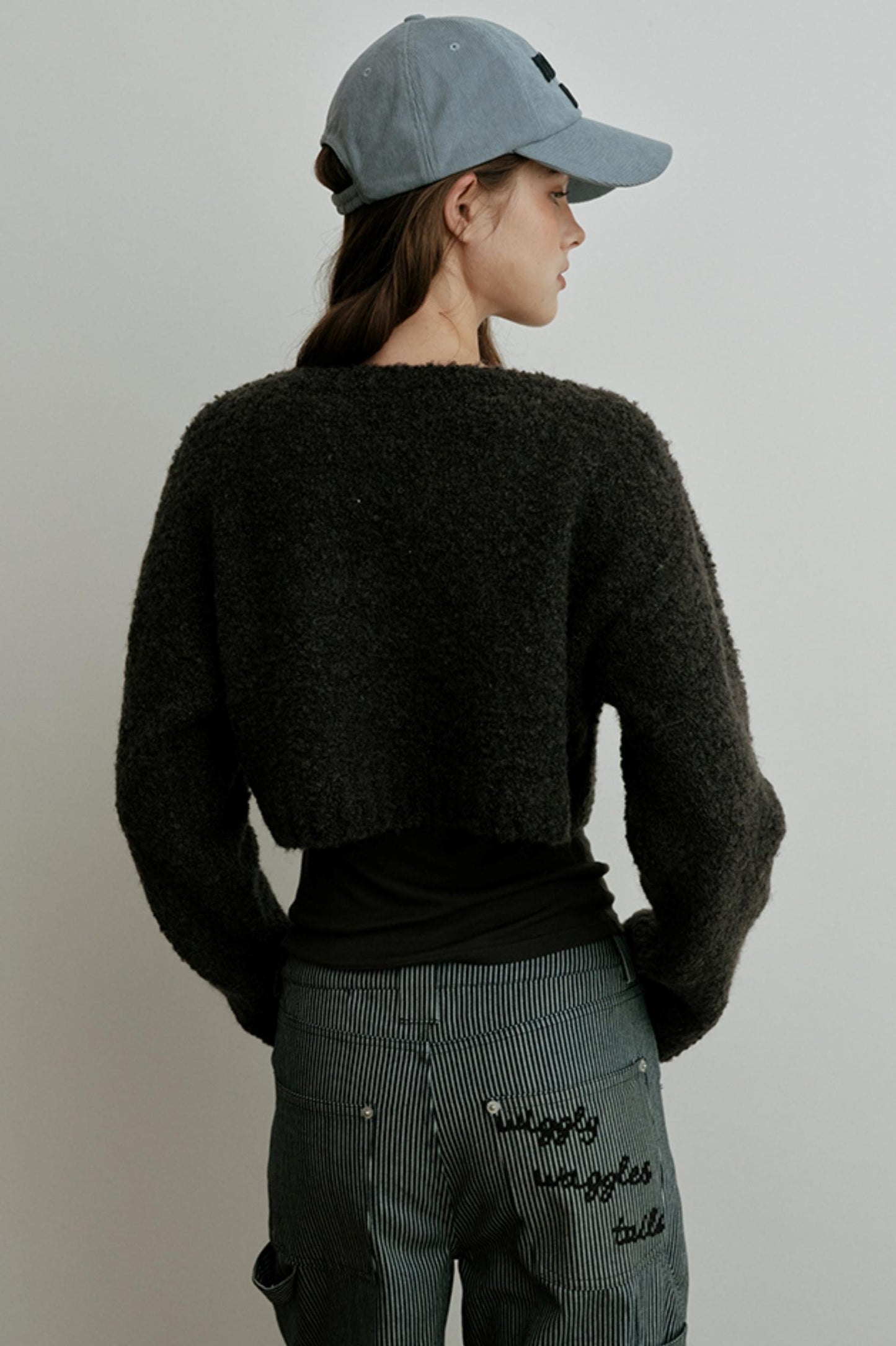 High-Waisted Embroidered Pants