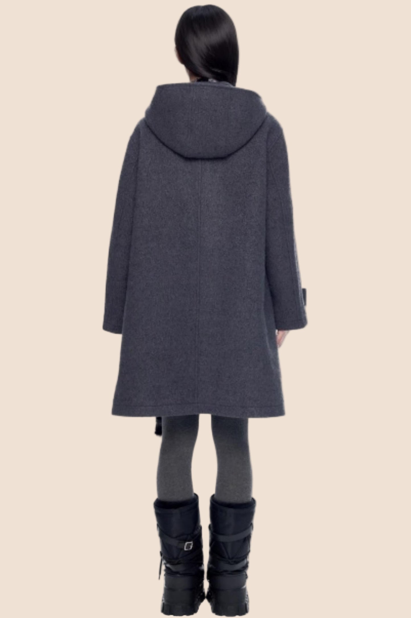 Retro Hooded Woolen Coat