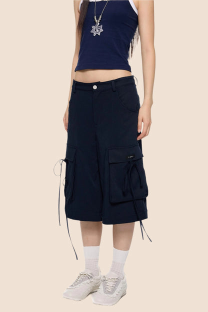 Removable Wide-Leg Slacks