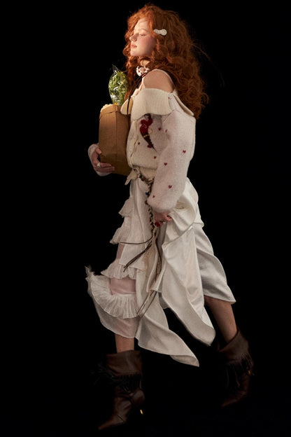 Long-Sleeved Knit Top