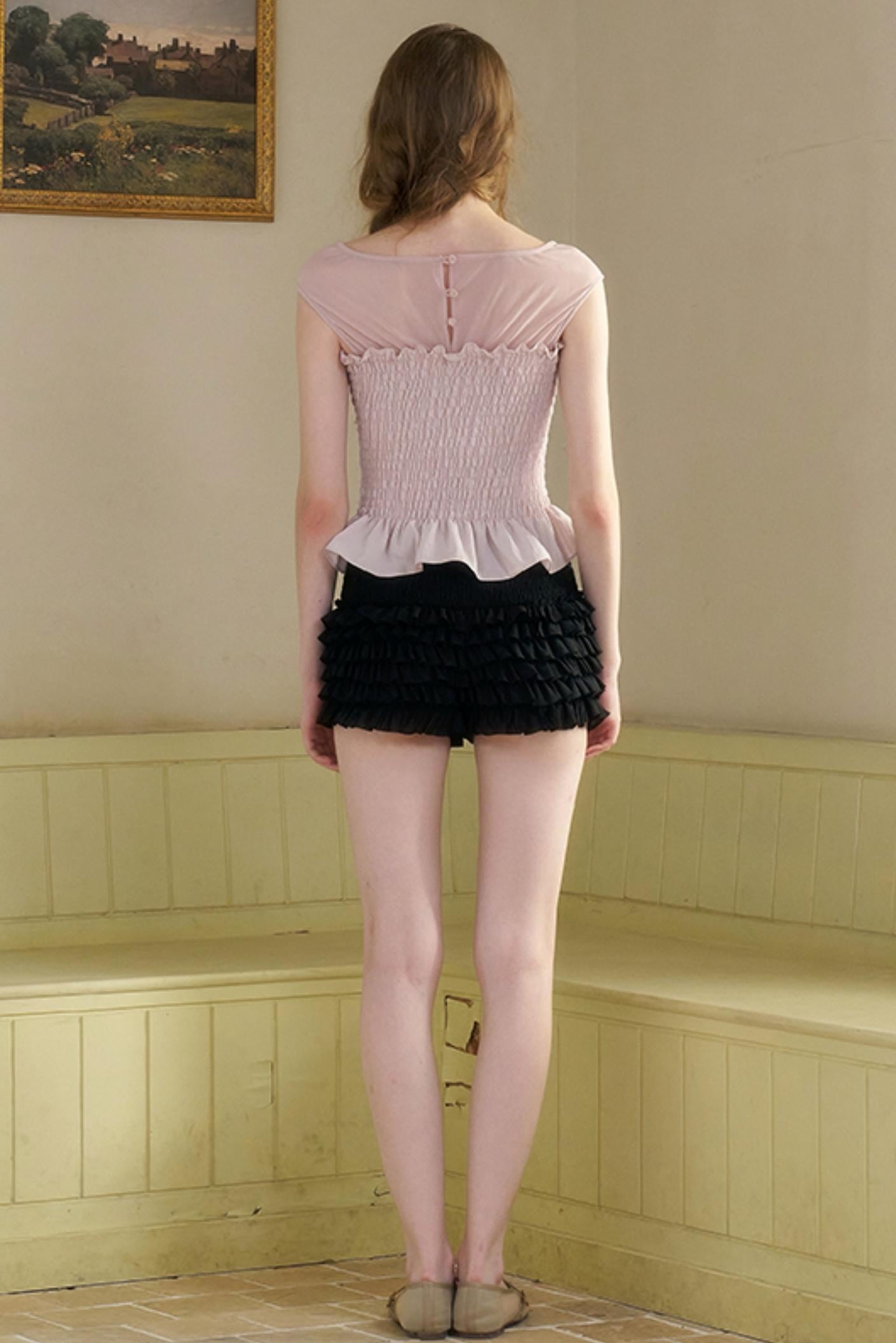 Night French Lace Shorts Dress Set-Up