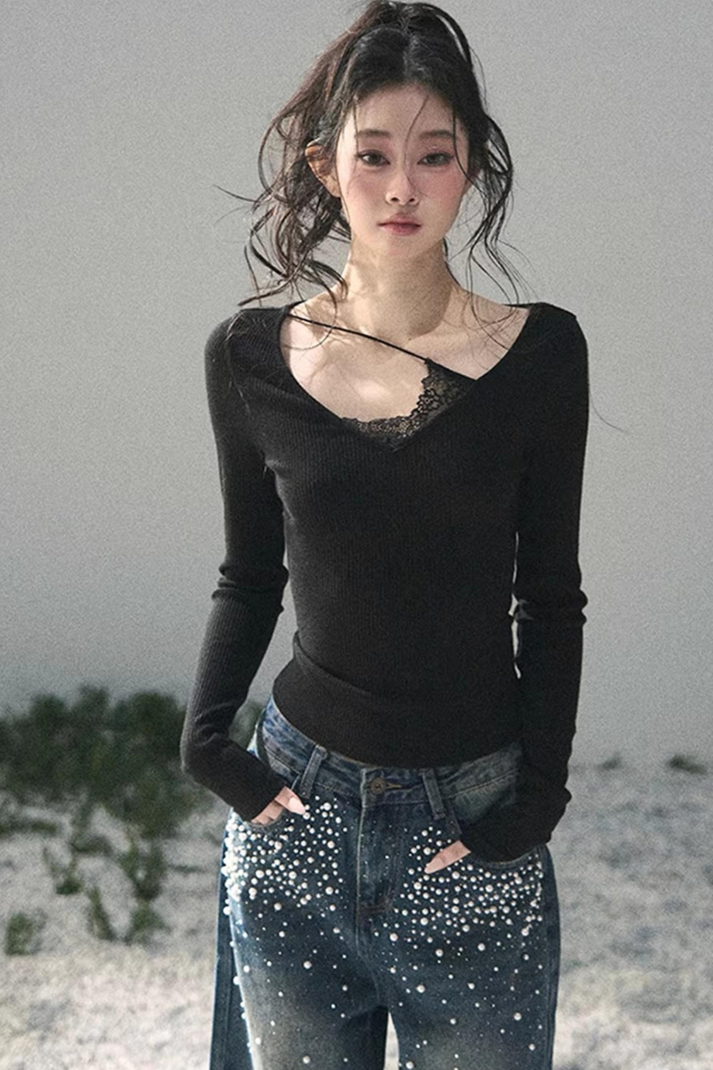 Day and Night Knitted Top