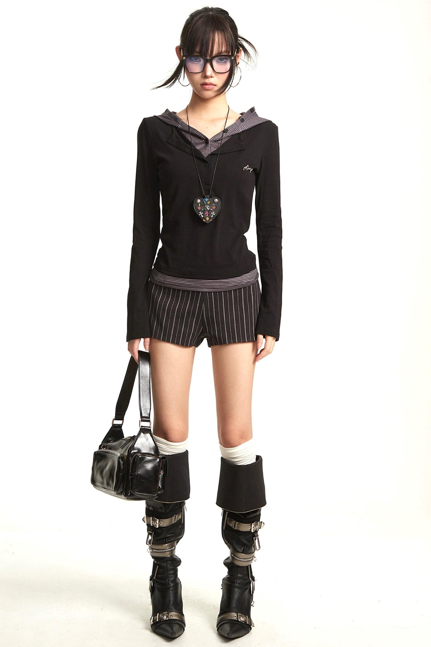 Vintage Polka Dot Long Sleeve T-Shirt