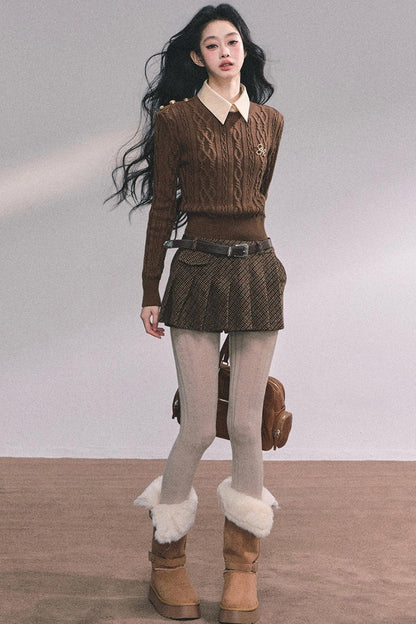 High Intelligence Knitted Top