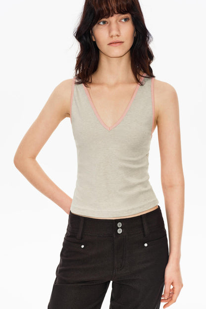 리오셀 텐셀 브이넥 탑 세트