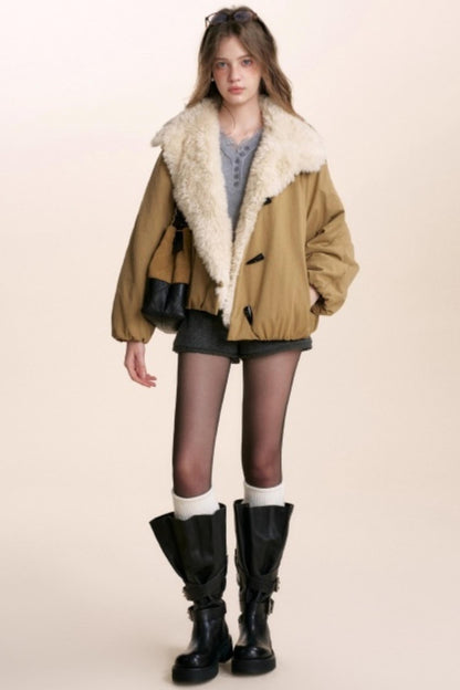 Custom-Dyed Wool Lace Shorts