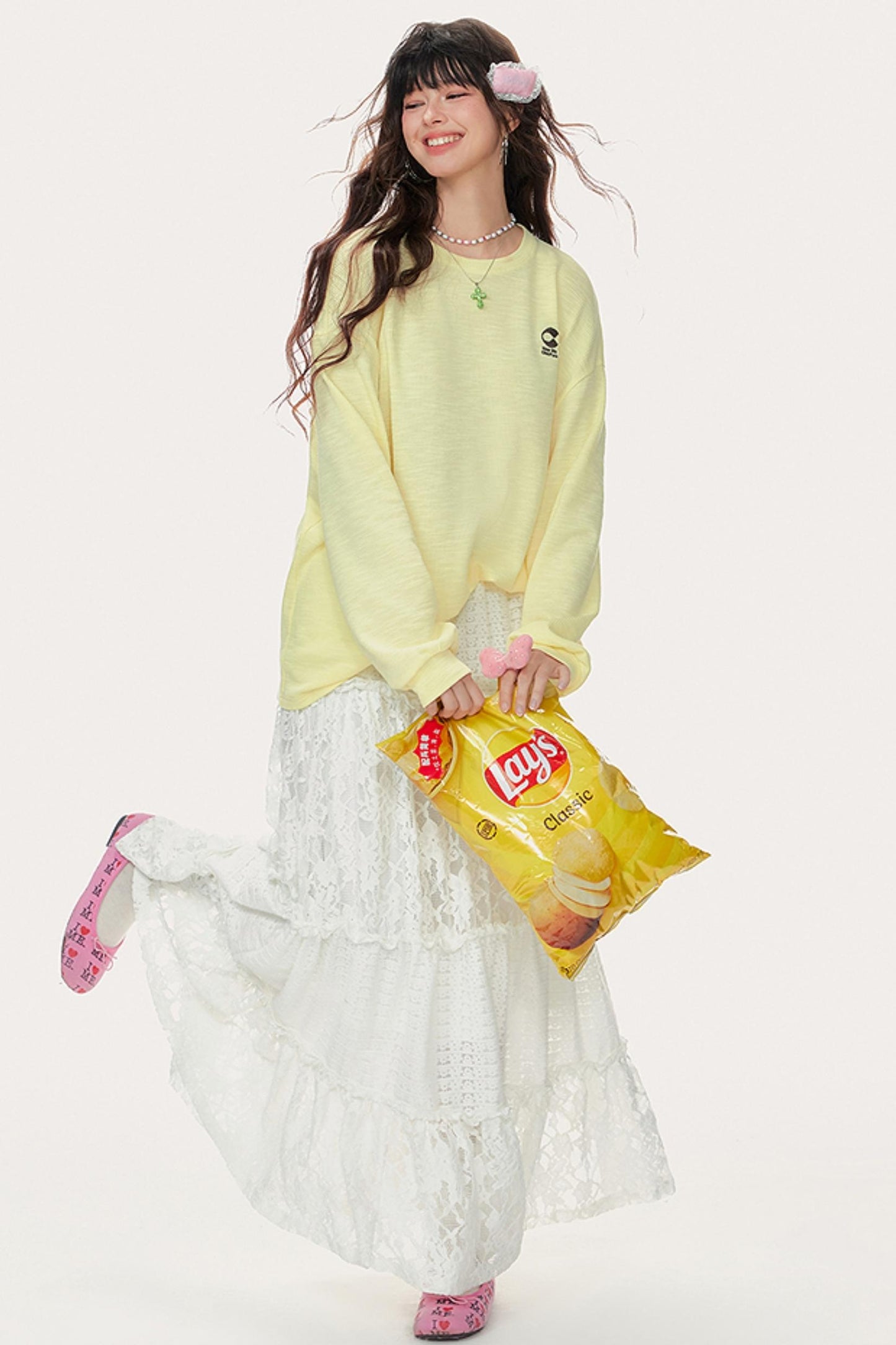 Soft Glutinous Long Sleeve T-Shirt