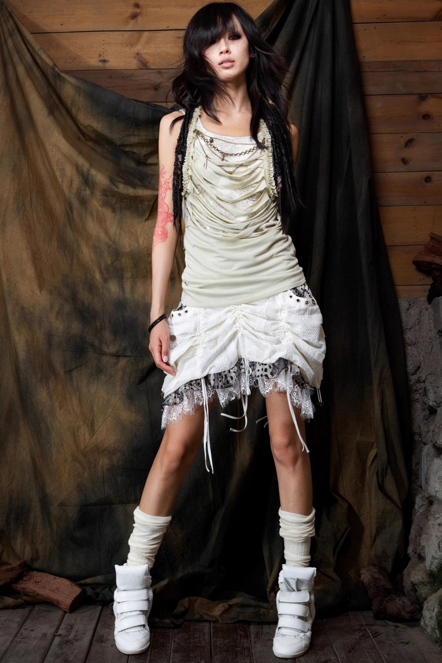 Multi-Wear Floral Bud Skirt