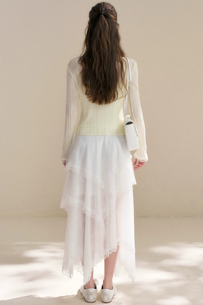 French Romantic Lace Skirt