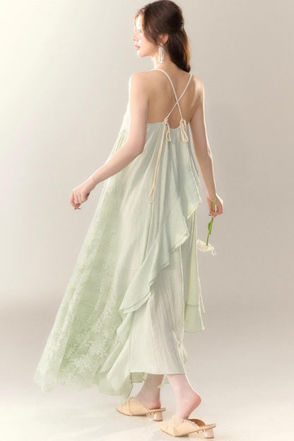 Luxury Seaside Resort Slip Dress