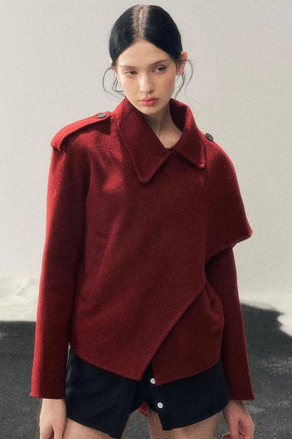 Eye-Catching Woolen Winter Coat