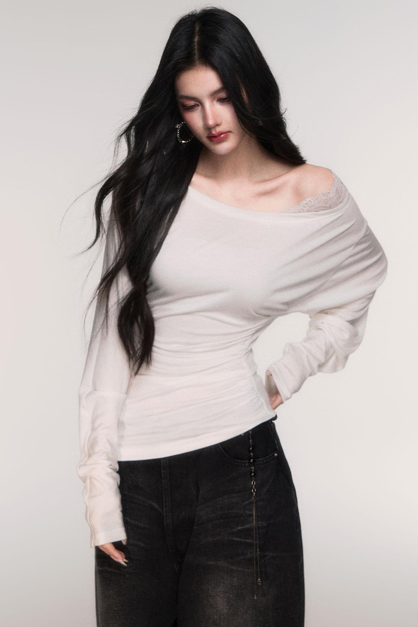 Lazy Sophisticated Lace Top