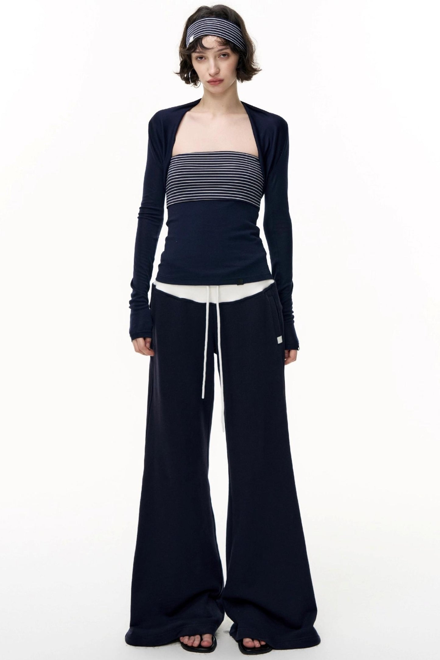 Tencel Waist Long Dress Set-Up