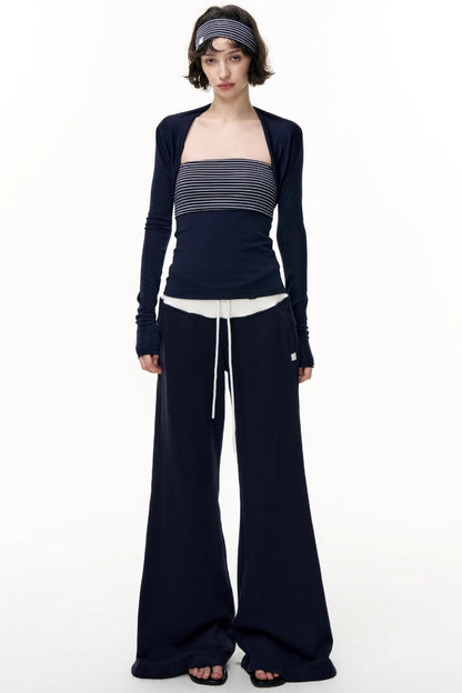 Tencel Waist Long Dress Set-Up