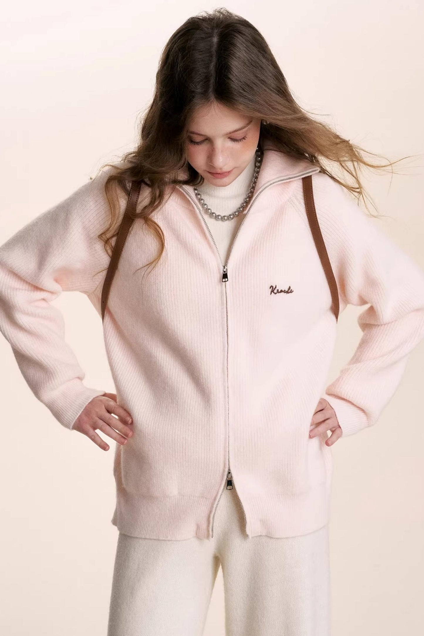 Winter Double-Zip Cardigan Jacket