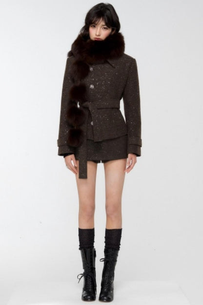 Winter Warm Fox Fur Scarf