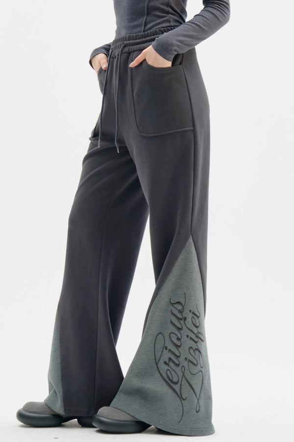 Irregular Skirt Casual Trousers Set-Up