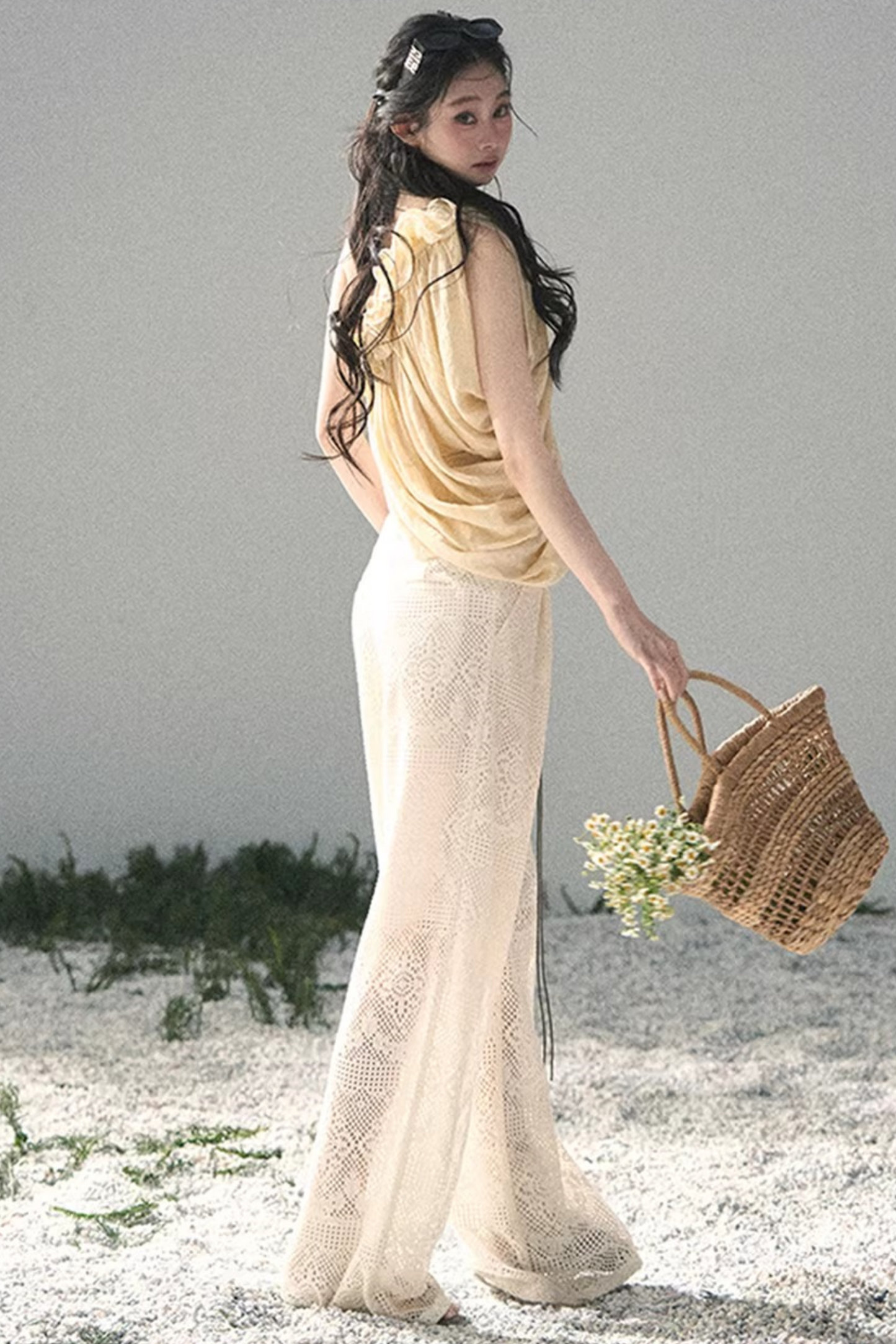 Wide-Leg Summer Pants